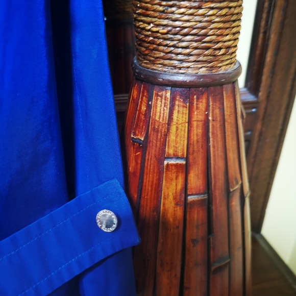 London fog | Royal blue trench coat - Picture 5 of 8